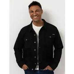 AMINATI® Herren Twilljacke 1/1-Arm Jeansjackenform Knopfleiste