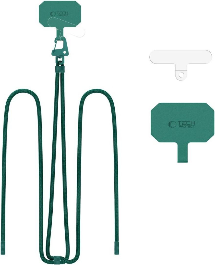 Tech-Protect C5S schouderband met touw, hunter green