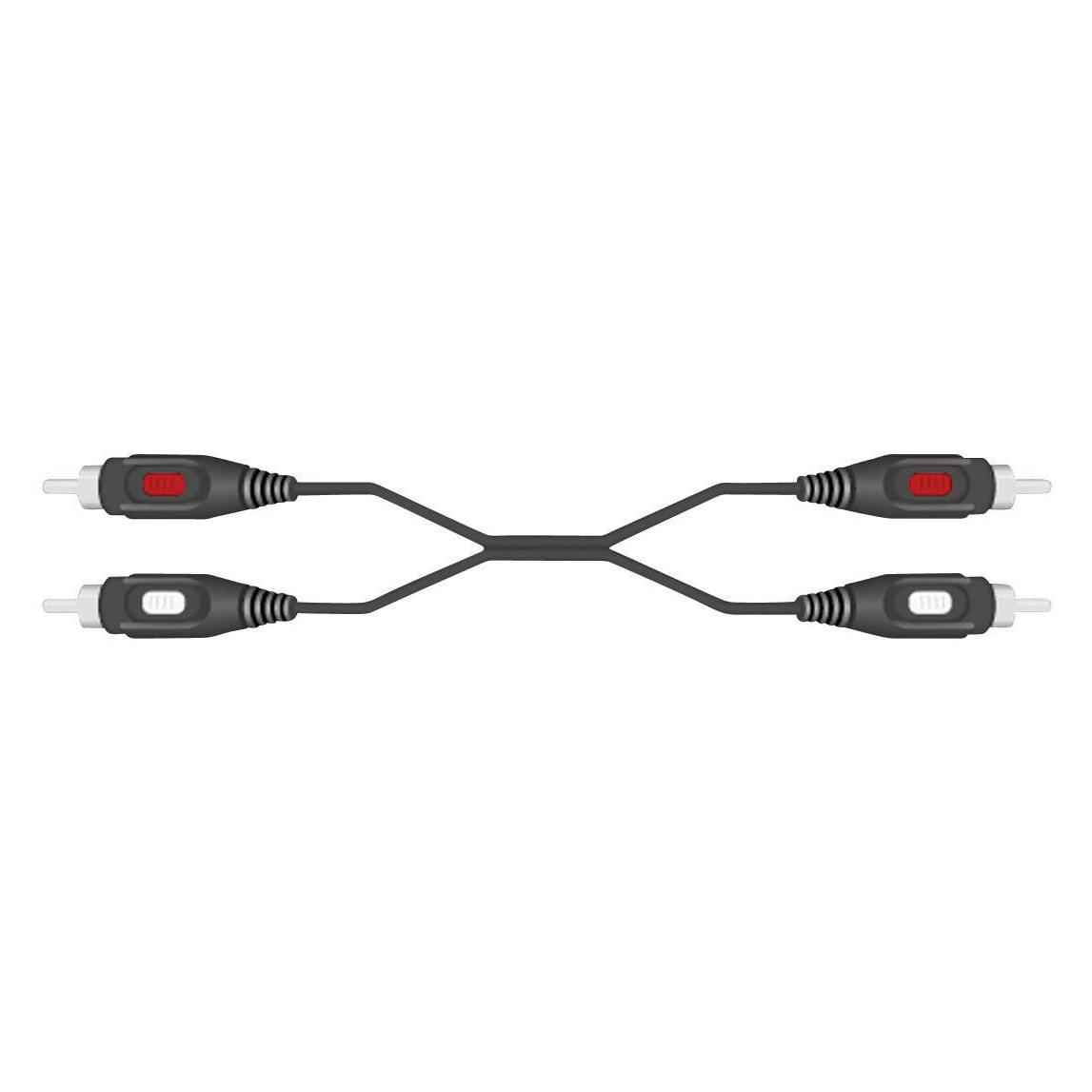 SpeaKa Professional Speaka Audiokabel 2x Cinch 2.5 m (2.50 m, Cinch Kabel) (SP-7869768)