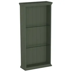 VitrA Valarte Wandregal 65812 53,5x20x113,5cm, wandhängend, Korpus Vintage grün, lackiert