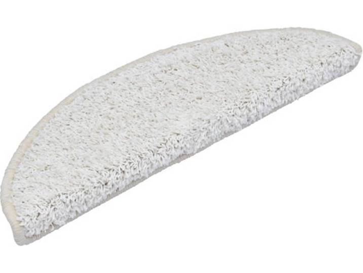 vidaXL - Trapmatten - 15 - st - 56x17x3 - cm - Wit - Halfrond