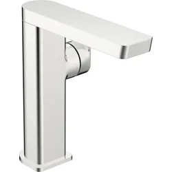 Hansa Hansastela Waschtischarmatur 57142273 chrom, Hebel seitlich, ohne Ablaufgarnitur, Ausladung 134mm