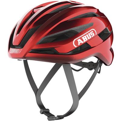 Fahrradhelm ABUS "STORMCHASER ACE" Gr. S, rot (performance rot), Helme, S Kopfumfang: 51cm - 55cm