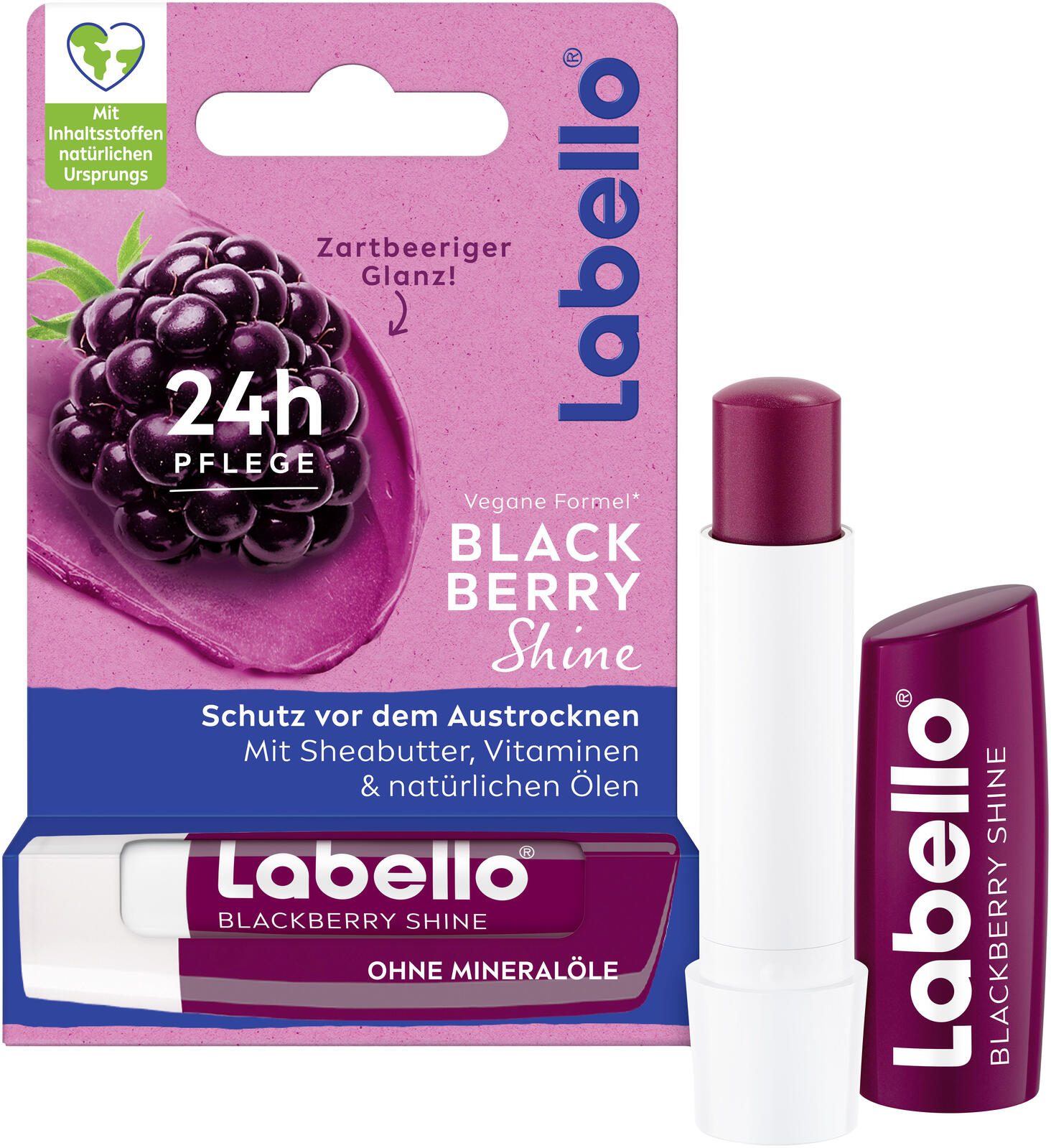 Labello BLACKBERRY Shine Lippenpflege 4,8 g 85285