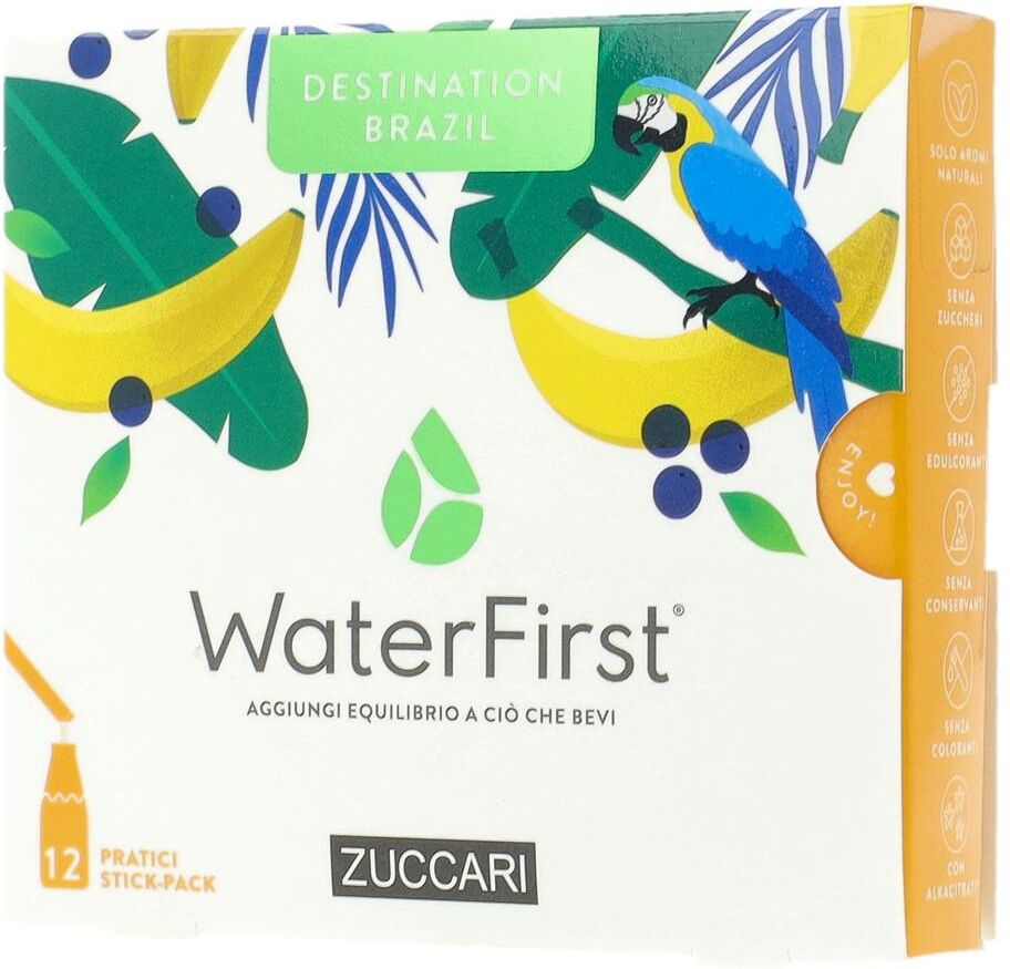 ZUCCARI Srl Zuccari WaterFirst Destination Brazil, 12 Stick-Pack x 1,5 g