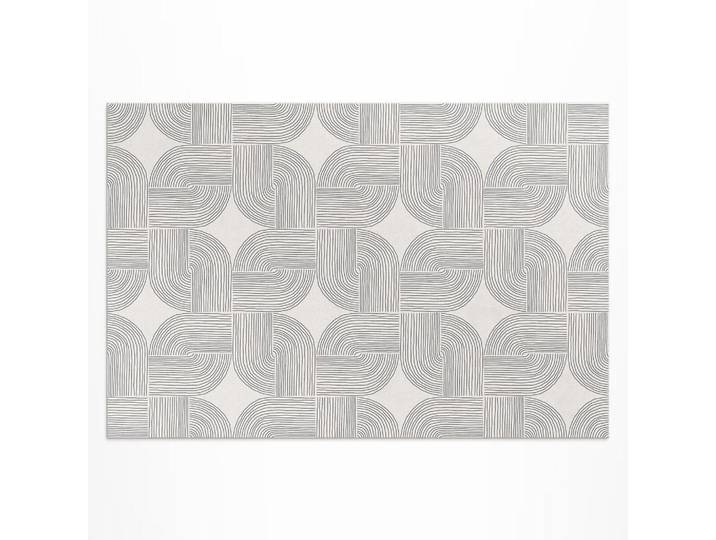 Wallfluent Teppich 80x120 cm Linearer Zopf Vintage Muster, Beige, Kunststoff, 80x120 cm, Teppiche und Böden, Teppiche