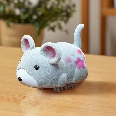Inspired Finds ZoomMouse Interactive Electric Cat Toy With Smart Obstacle Avoidance grey