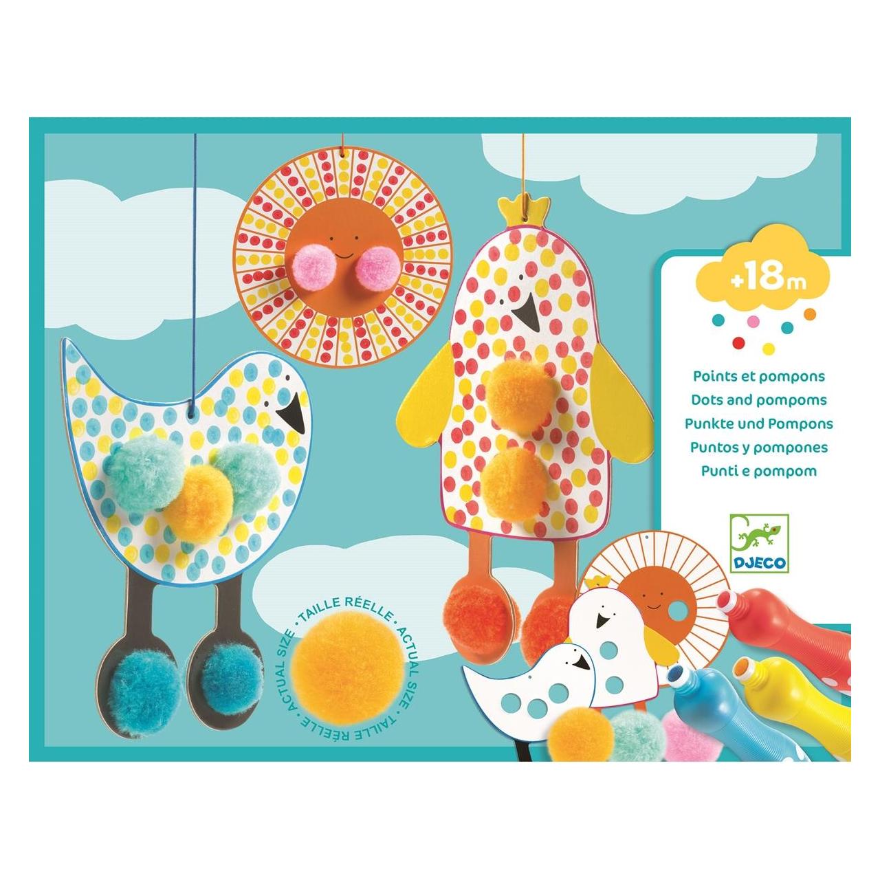 Djeco Punkte und Pompons Am Himmel (DJ00964)