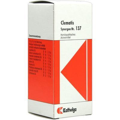 Kattwiga Arzneimittel GmbH SYNERGON KOMPLEX 137 Clematis Tropfen 50 ml 01856335