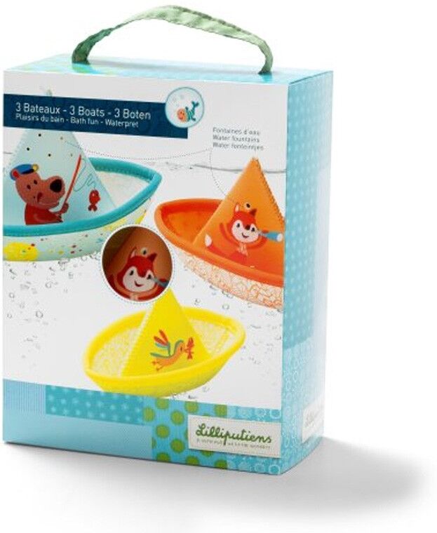 Set de 3 Petits bateaux - Lilliputiens