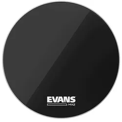 Evans MX2 Black Marching 26" Bass Drum Head BD26MX2B - Bass-Drum-Fell