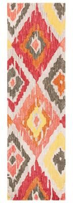 SAFAVIEH Handmade Ikat Jesuina Contemporary Ikat Wool Rug