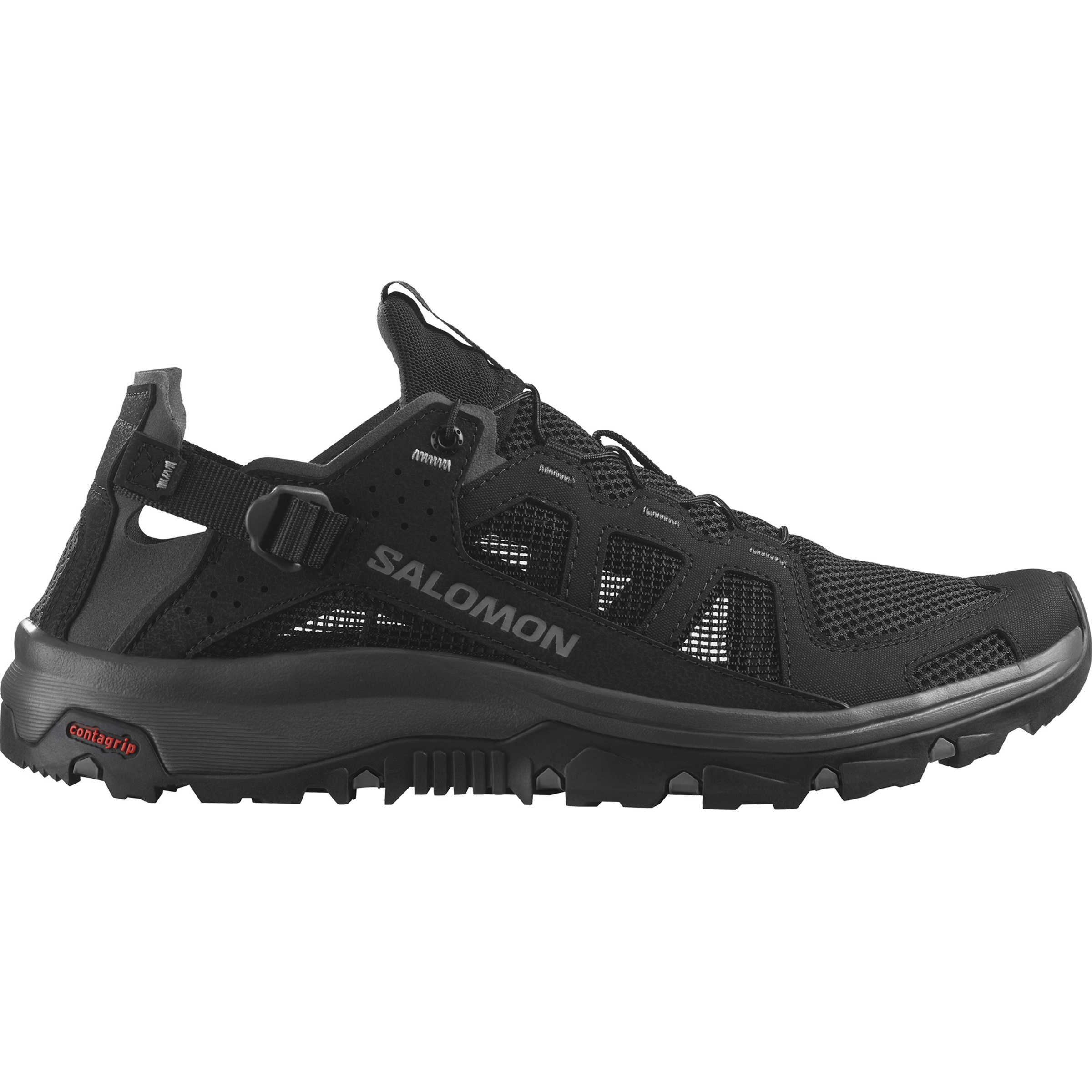 Salomon Techamphibian 5 Herren Zustiegsschuhe schwarz Größe 46 Lifestyle | Canyoning | Surfen/ SUP Atmungsaktiv