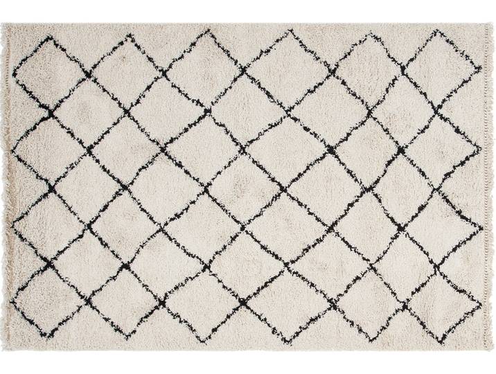 Tapis / descente de lit style berbère écru 60 x 120 cm ZELIA