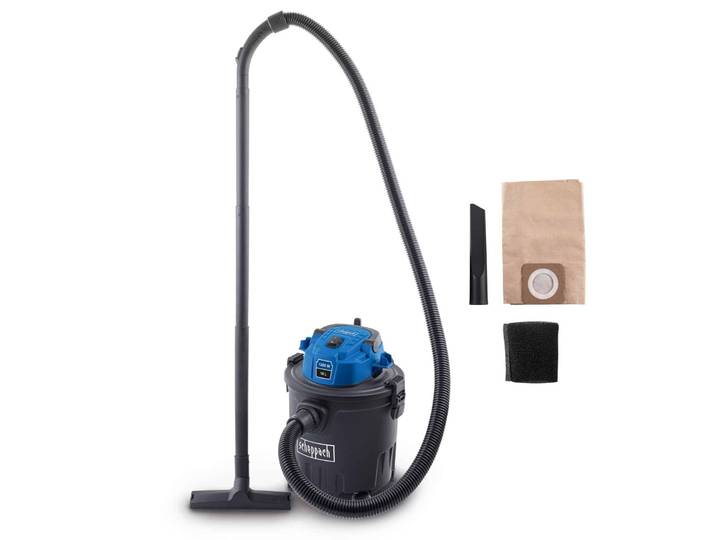 Aspirateur eau et poussière VC16 - 1200 W - Réservoir plastique 16 L - SCHEPPACH