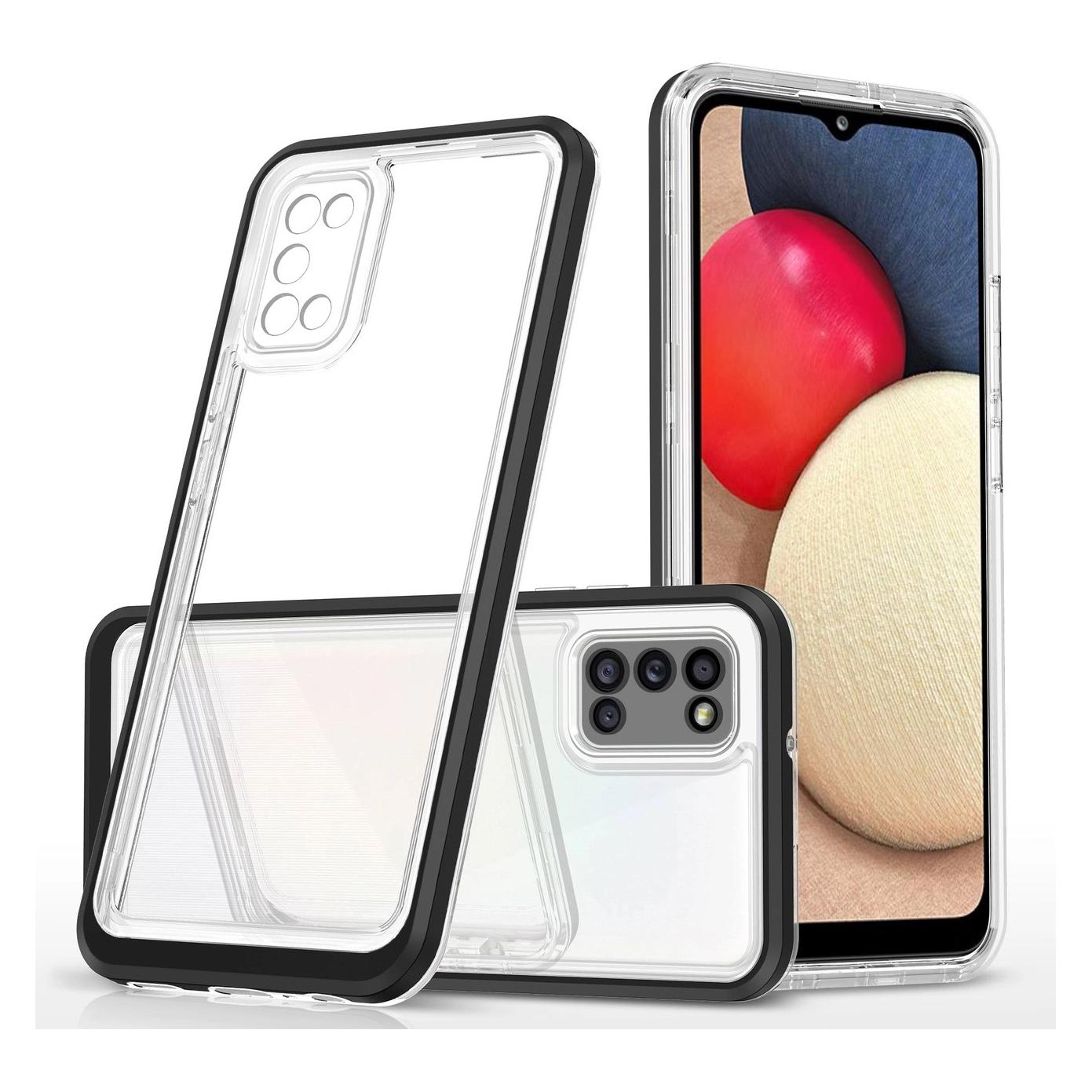 Hurtel Clear 3in1 case for Samsung Galaxy A03s (166) frame gel cover black (Samsung Galaxy A03s) (1404978613)