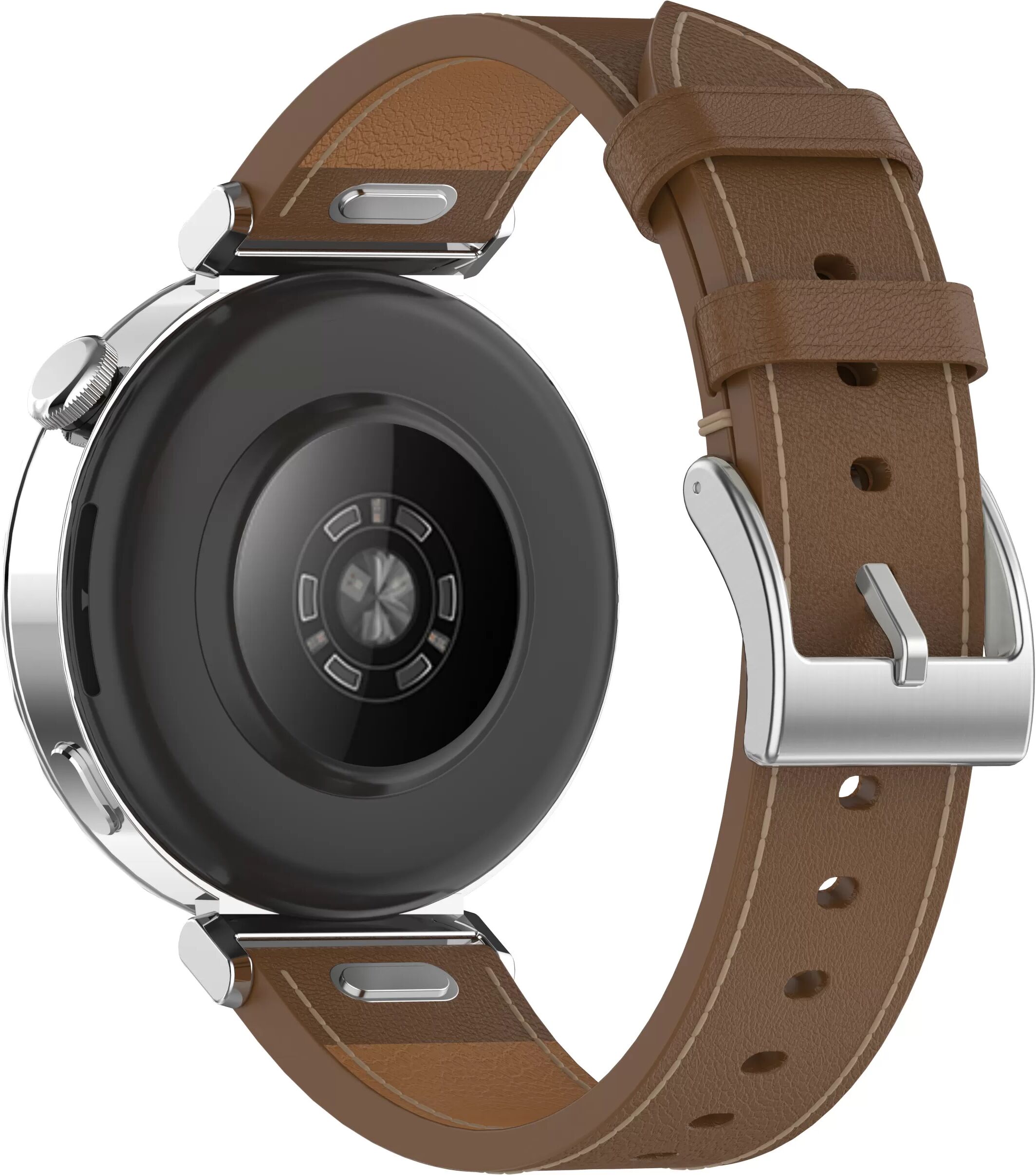 INF Premium Lederarmband für Huawei & Honor Uhren Braun 22 mm