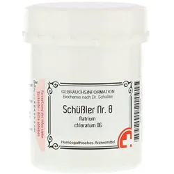 Schüssler NR.8 Natrium chloratum D 6 Tab 1000 St