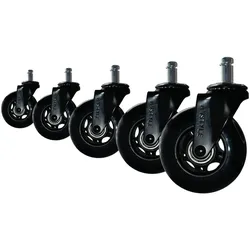 AMSTYLE Universal-Schwerlastrollen 5er Set SPM1.980 Schwarz