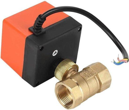 SURIGHT Elektrische kogelkraan DN20, 220V, 1,6 MPa, 6W, 2-weg voor verwarming en airconditioning
