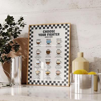 Uplift Treasures Bon Appetit Coffee Kitchen Canvas Wall Art Print 15 30x45cm No Frame