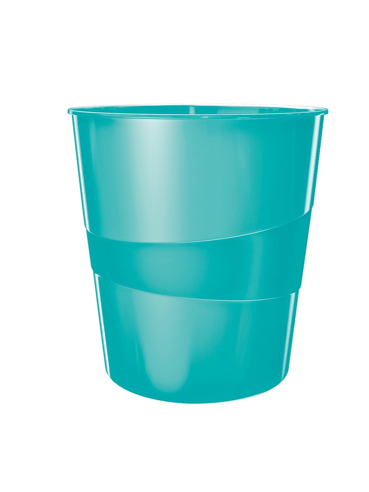 Leitz WOW Papierkorb Eisblau