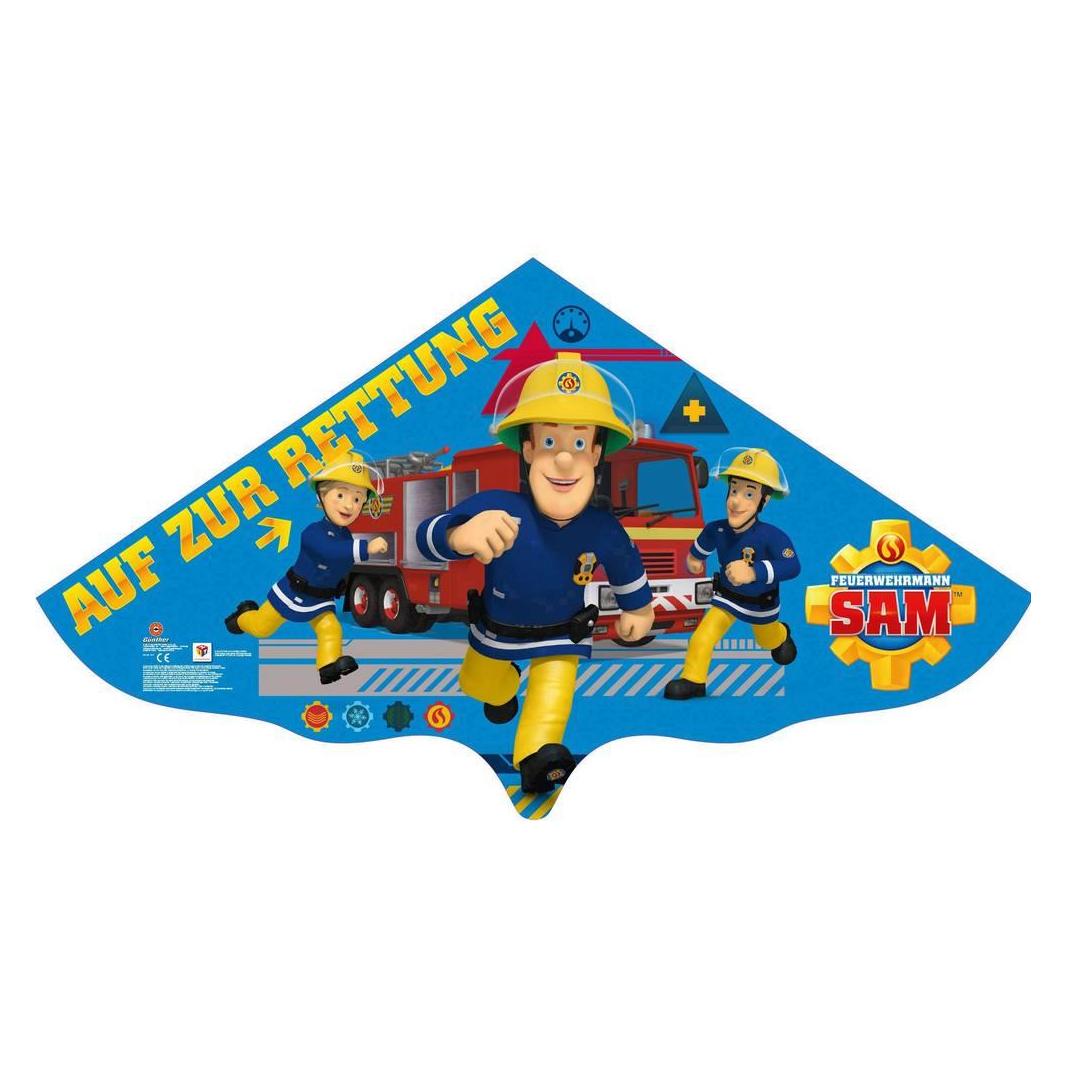 Günther Flugspiele Kinderdrachen Feuerwehrmann SAM (1217)