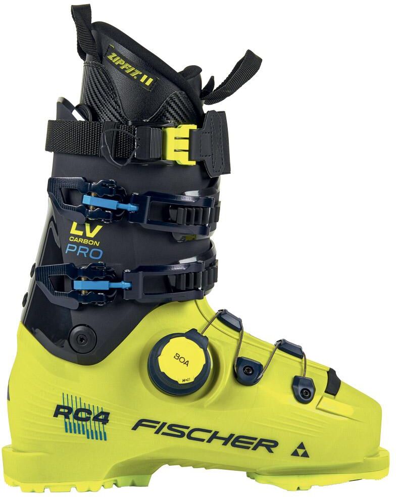 Fischer  - Rc4 Carbon Pro Lv Boa Zf Cfc Gw Yellow Carbon - 26.5 - Chaussures de Ski