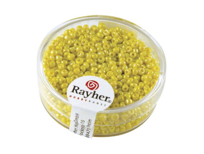 Rayher Rocailles Opak Gelüstert 2 mm 17 g