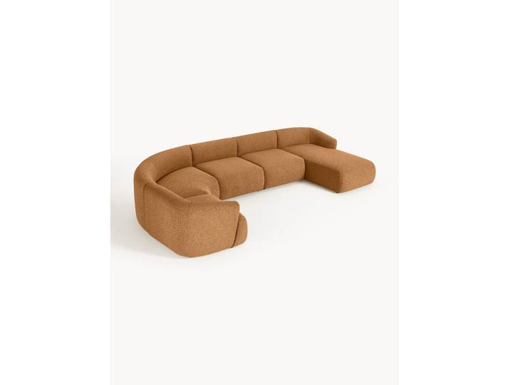 Canapé modulable XL en bouclette Sofia