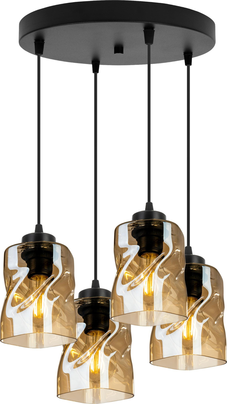 LightHome Moderne hanglamp met glazen kroonluchter