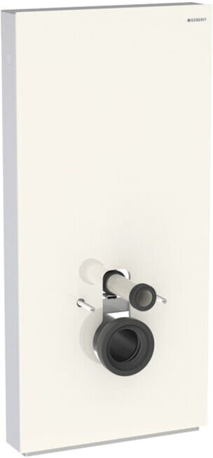 Geberit Module WC suspendu Monolith Plus H 101 cm, verre satiné gris sable, face alu (131222JL7)