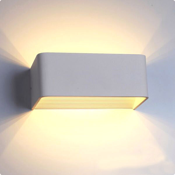 Isoled Led Wandleuchte Up&down 6w, Ip40, Weiß, Warmweiß