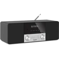 TechniSat DigitRadio 3 ASA schwarz/silber (DAB+, FM, Bluetooth), Radio, Schwarz, Silber
