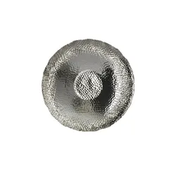 HOME STORY Deko Schale   ¦ silber ¦ Aluminium ¦ Maße (cm): H: 10,2  Ø: 38.0
