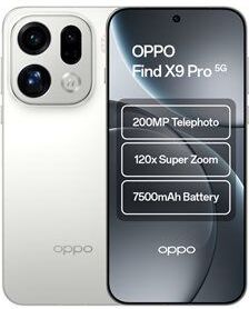 Oppo find x9 pro cph2791 europe 512gb 16gb silk white oeu