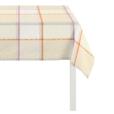 Tischdecke APELT "6106 SPRINGTIME, Paisley, Frühjahrsdeko, Frühling" Gr. 3, bunt (beige, bunt), B:85cm L:85cm, Polyester, Tischdecken, Tischdecke