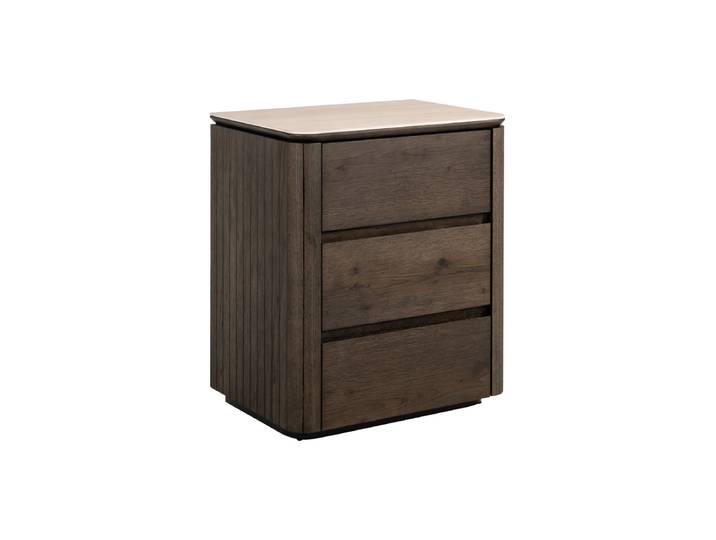 Keramik Design Nachttisch „Ritz“ Braun Richmond Interiors