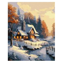 Ideyka Malen nach Zahlen - Winterhaus (68648073)