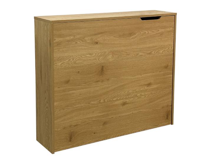 Bureau pliable Colase 115 x 100 x 141cm Marron/Imitation chêne