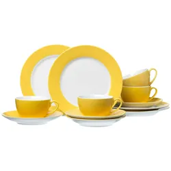 Ritzenhoff & Breker DOPPIO Kaffeeservice 12-teilig Gelb