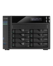 Asustor AS-608T NAS-Server 8 Schächte SATA 6Gb/s / eSATA HDD RAID 0 1 5 6 10 JBOD RAM 1 GB Gigabit Ethernet iSCSI Support (90-AS6508T00-MD30)