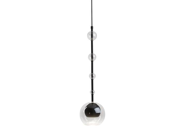 Design Pendellampe „Ros“ Schwarz, Transparent Maytoni