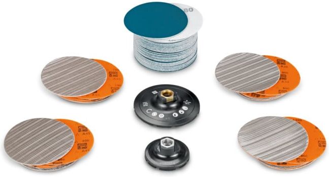 Set acier inoxydable pour la préparation au polissage de surface / tubes / profi Fein (63806193040)