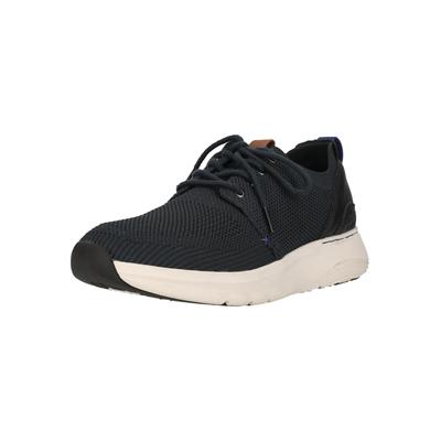 Sneaker CLARKS "Motion Trek", Herren, Gr. 45, blau, Kunstfaser, Schuhe Sneaker, mit fortschrittlicher Motion Tread Technologie