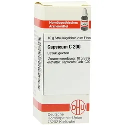 Capsicum C 200 Globuli 10 g