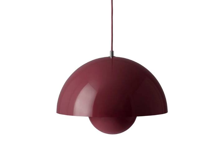 &Tradition - FlowerPot Pendelleuchte VP7, dunkle pflaume