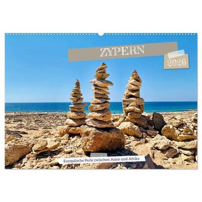 Zypern - Europäische Perle zwischen Asien und Afrika (Wandkalender 2026 DIN A2 quer), CALVENDO Monatskalender