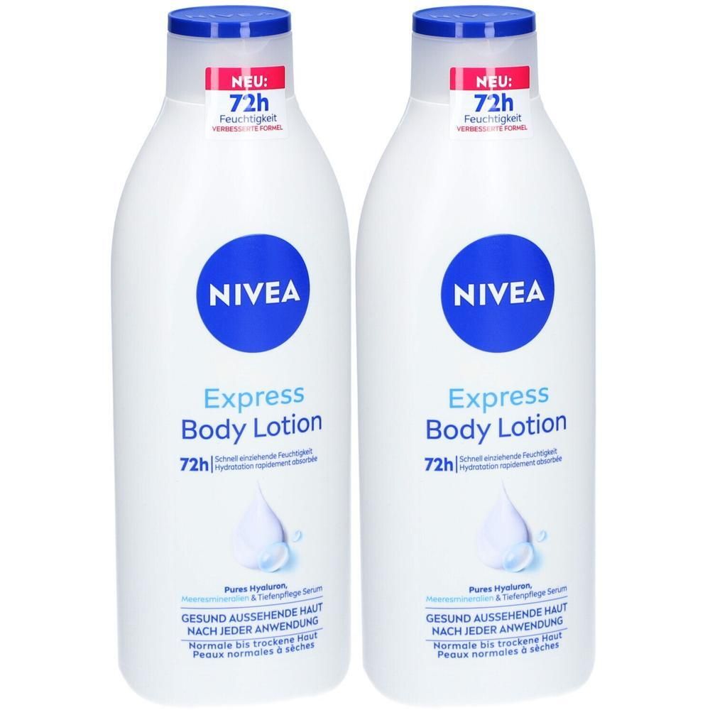 Nivea Body Express Feuchtigkeitslotion 2x 2x400 ml Lotion