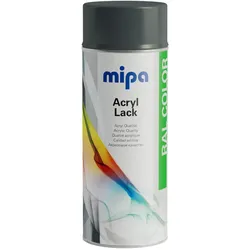 MIPA Acryllack RAL Color Farbspray 400ml RAL7011 - eisengrau